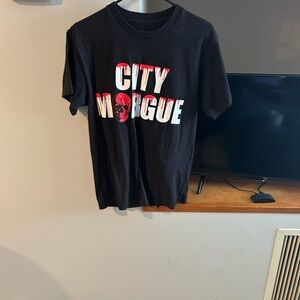 VIP Black City Morgue Graphic Tee